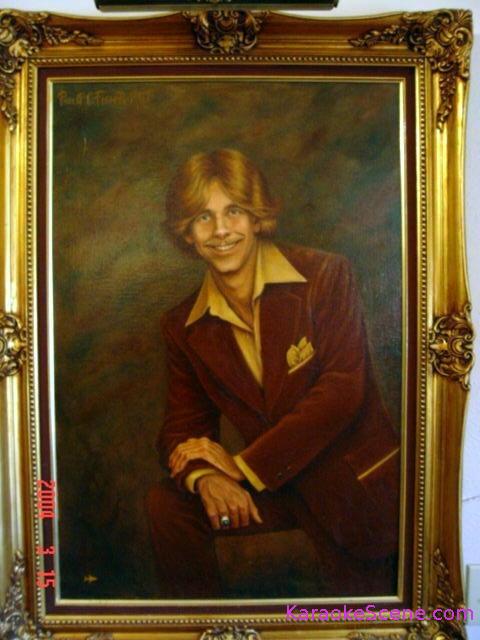 OIL PORTRAIT OF MY SON CURTIS AT AGE 23