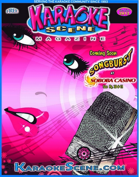 Karaoke Scene Magazine Cover Dec 2011/Jan 2012