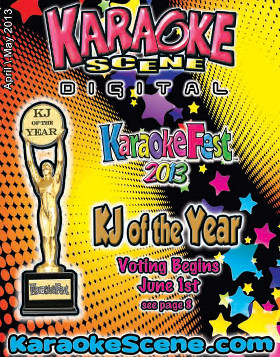 Karaoke Scene Magazine April May 2013